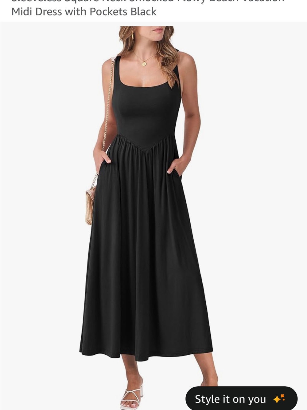 Black Tank Dress